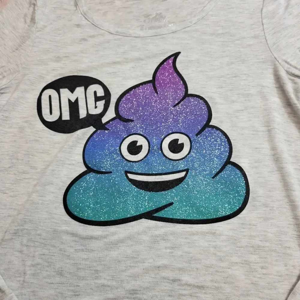 Justice poop emogi shirt 8